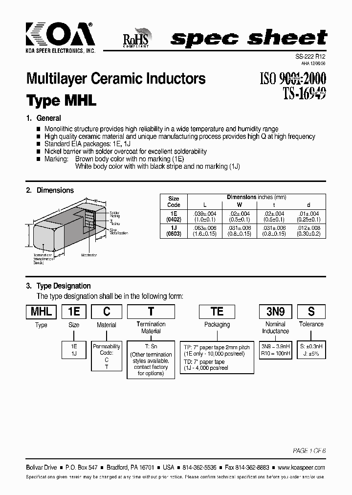 MHL1JCTTD82N_4950558.PDF Datasheet