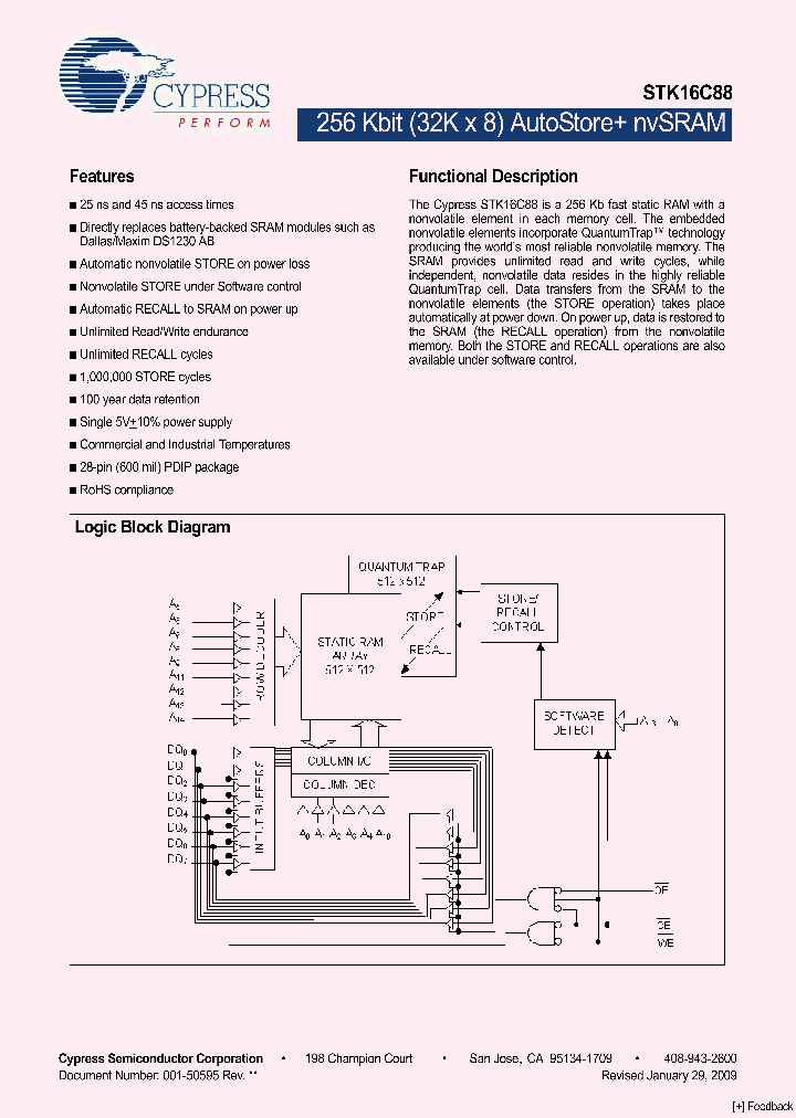 STK16C88-WF25I_4950957.PDF Datasheet