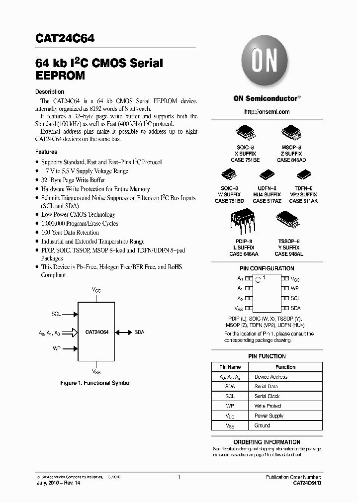 CAT24C64LE-GT2_4951062.PDF Datasheet
