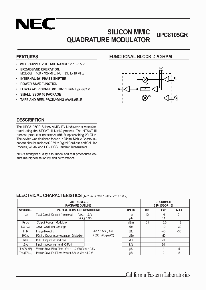 UPC8105GR97_4951470.PDF Datasheet
