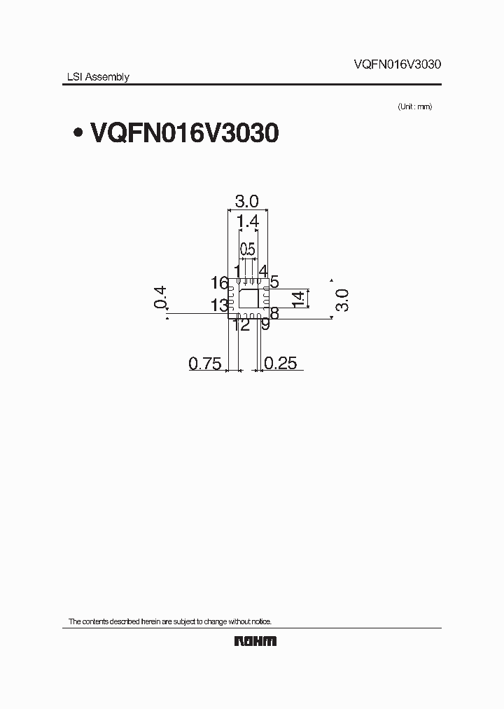 VQFN016V3030_4952610.PDF Datasheet
