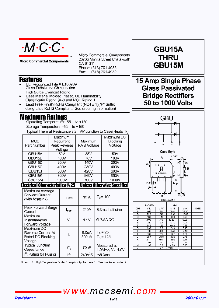 GBU15K-BP_4952836.PDF Datasheet