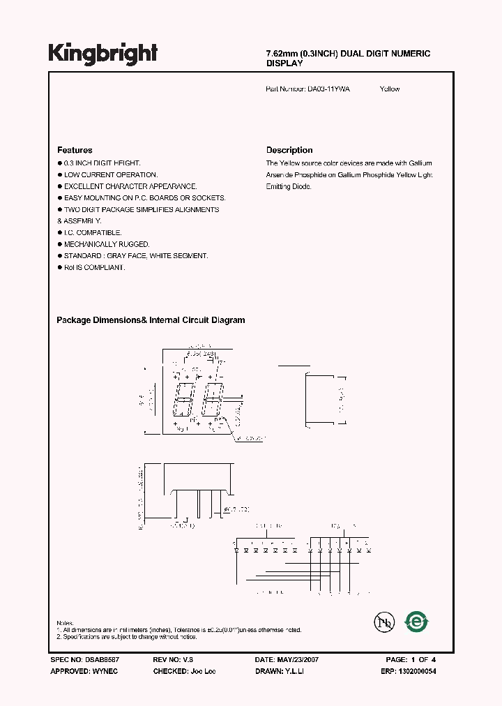 DA03-11YWA_4953554.PDF Datasheet