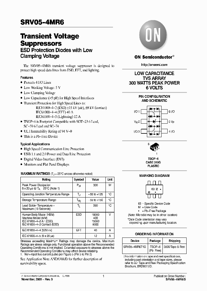SRV05-4MR6_4953982.PDF Datasheet