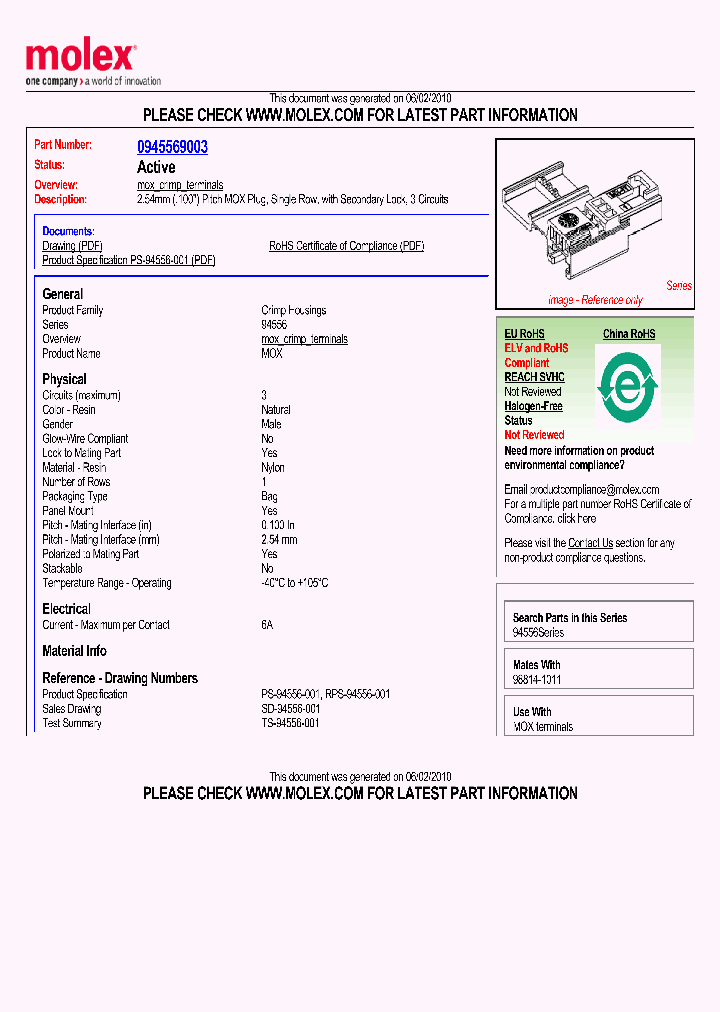 0945569003_4953985.PDF Datasheet