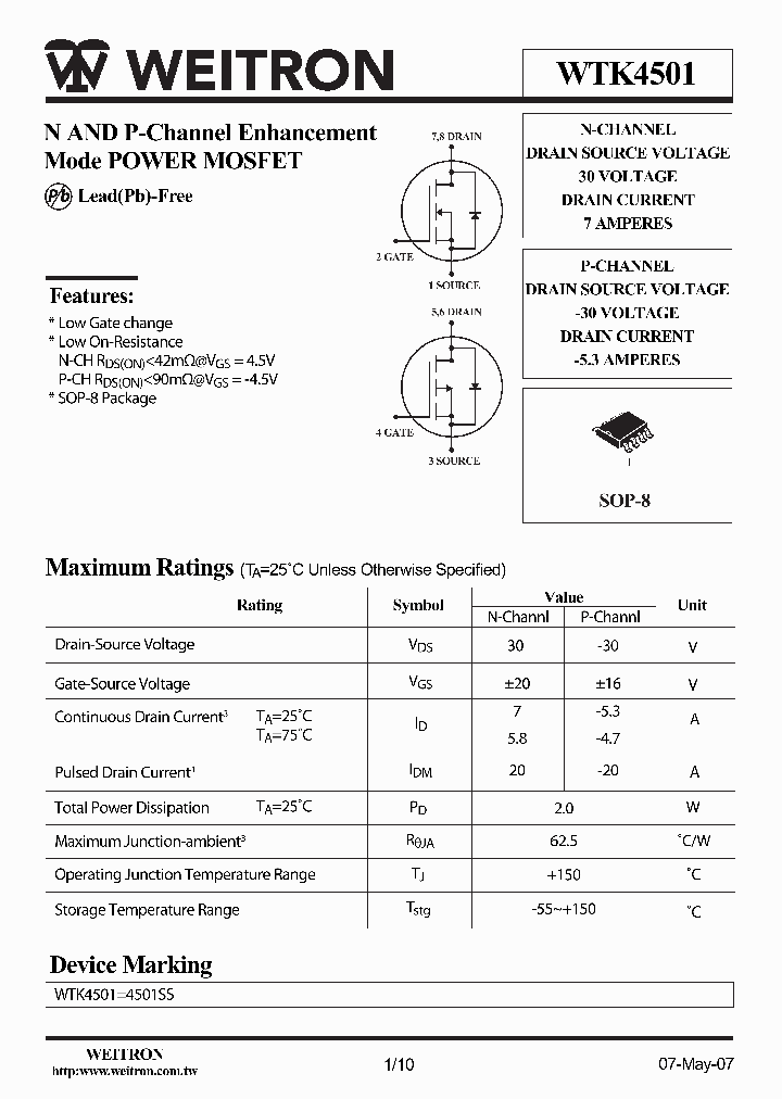 WTK4501_4954357.PDF Datasheet