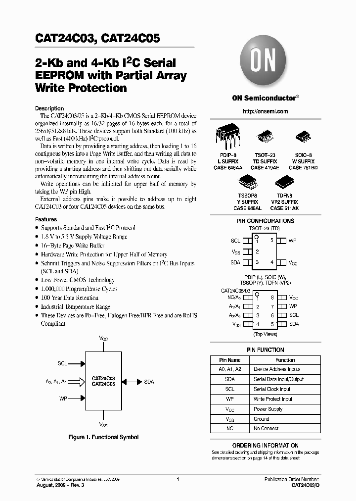 CAT24C03TDI-GT3_4954552.PDF Datasheet