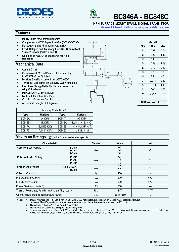 BC846A2_4954788.PDF Datasheet