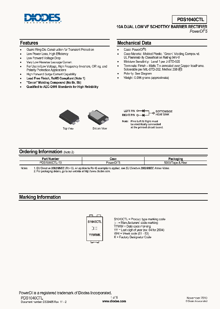 PDS1040CTL_4955734.PDF Datasheet