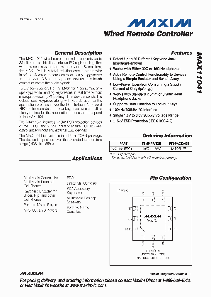 MAX1104110_4955959.PDF Datasheet