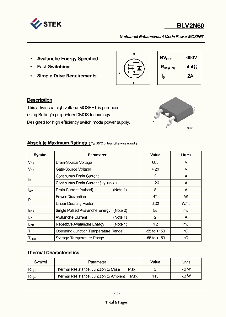 BLV2N60_4956628.PDF Datasheet