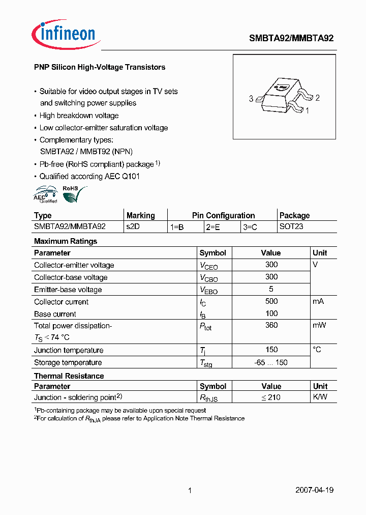 SMBTA9207_4957293.PDF Datasheet