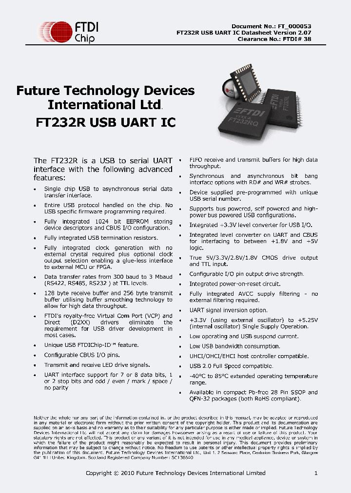 FT232R10_4957846.PDF Datasheet