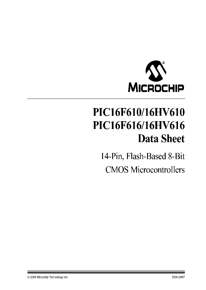 PIC16F610_4959457.PDF Datasheet