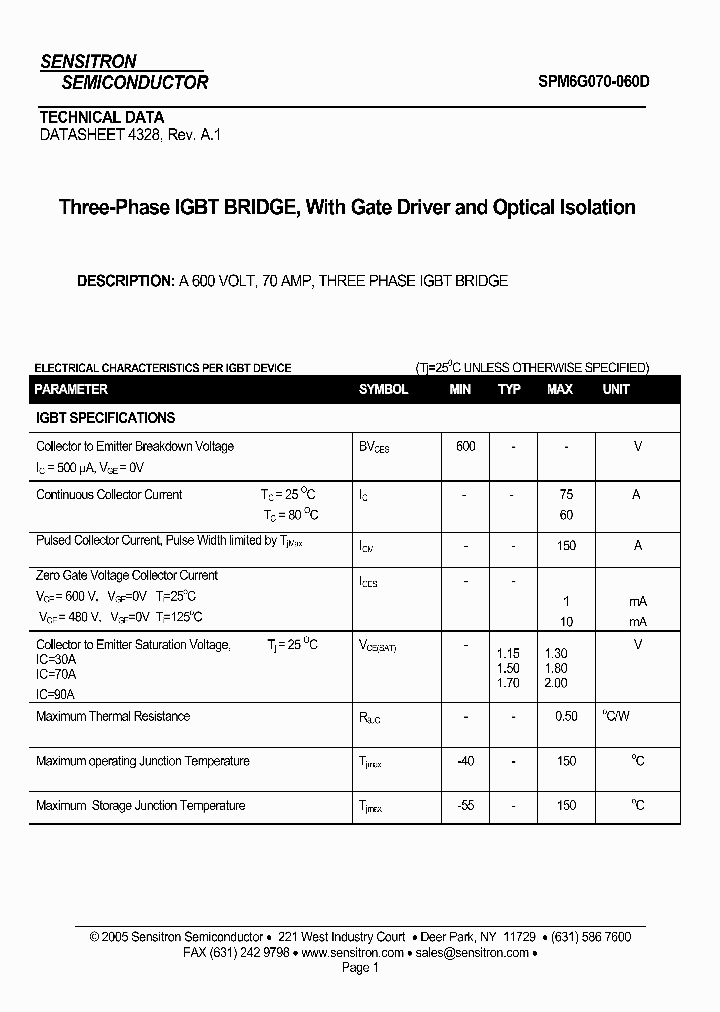SPM6G070-060D_4959840.PDF Datasheet