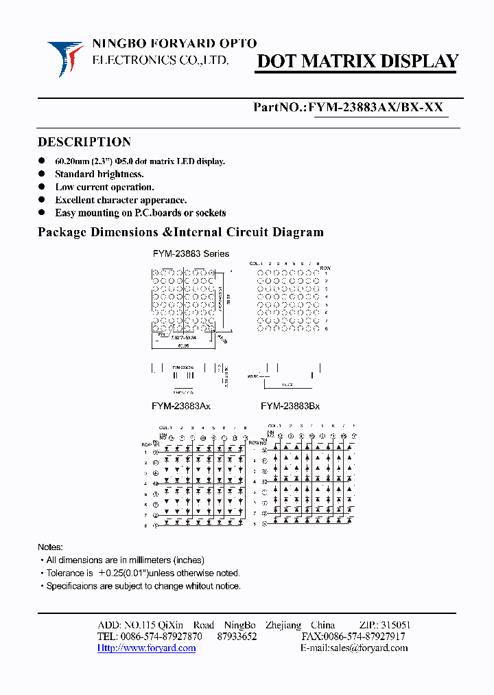 FYM-23883AX-0_4960067.PDF Datasheet