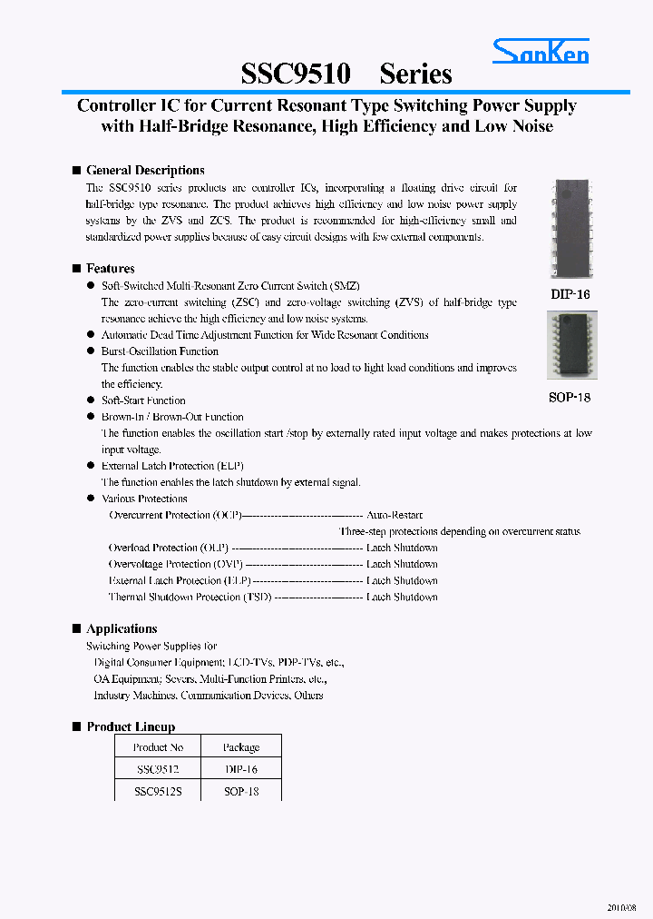 SSC9510_4960204.PDF Datasheet