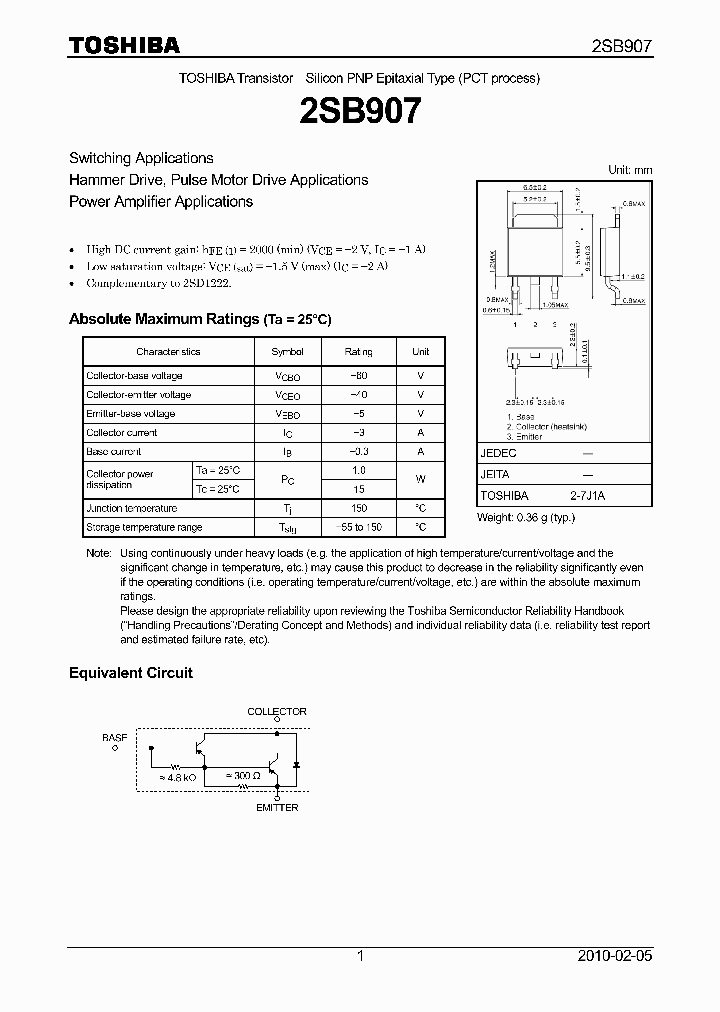 2SB90710_4960362.PDF Datasheet