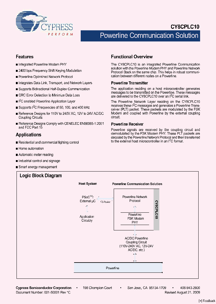 CY8CPLC10_4960782.PDF Datasheet