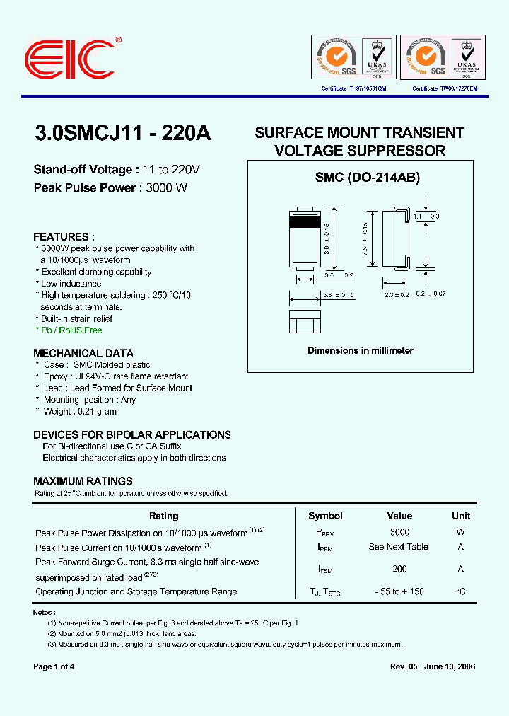 30SMCJ40_4961441.PDF Datasheet