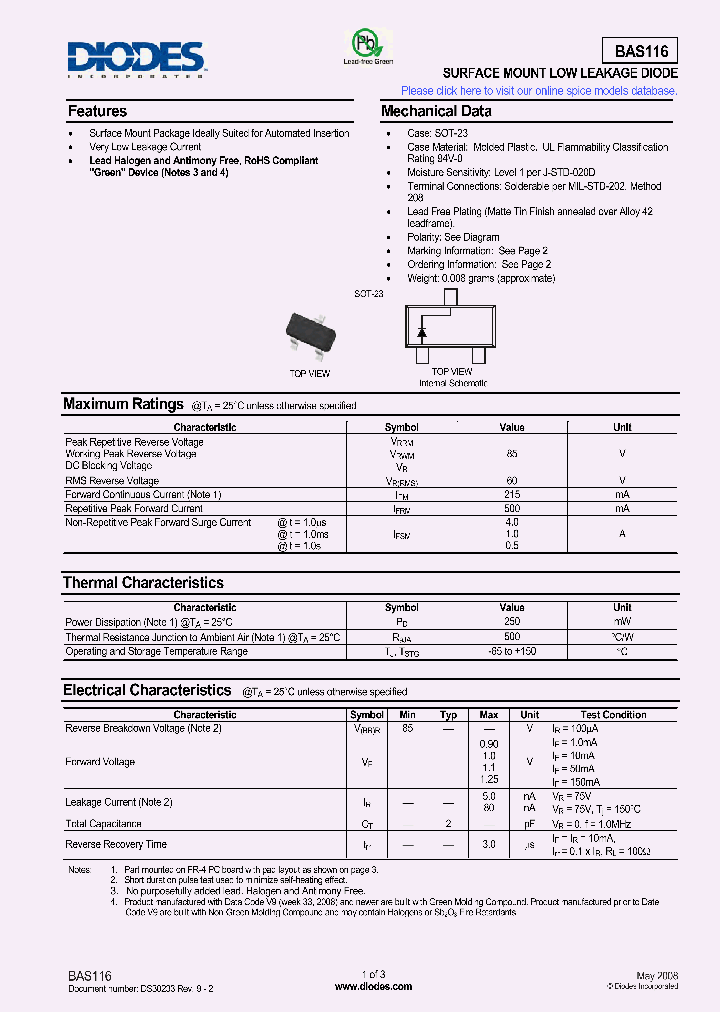 BAS116_4961516.PDF Datasheet