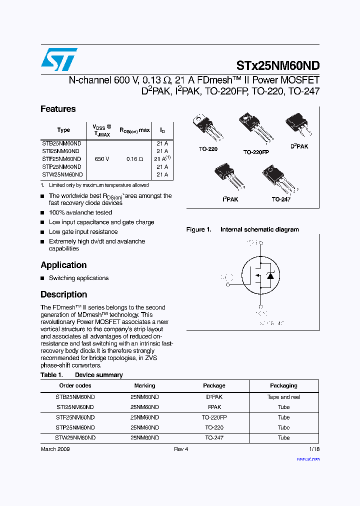 STX25NM60ND_4961539.PDF Datasheet