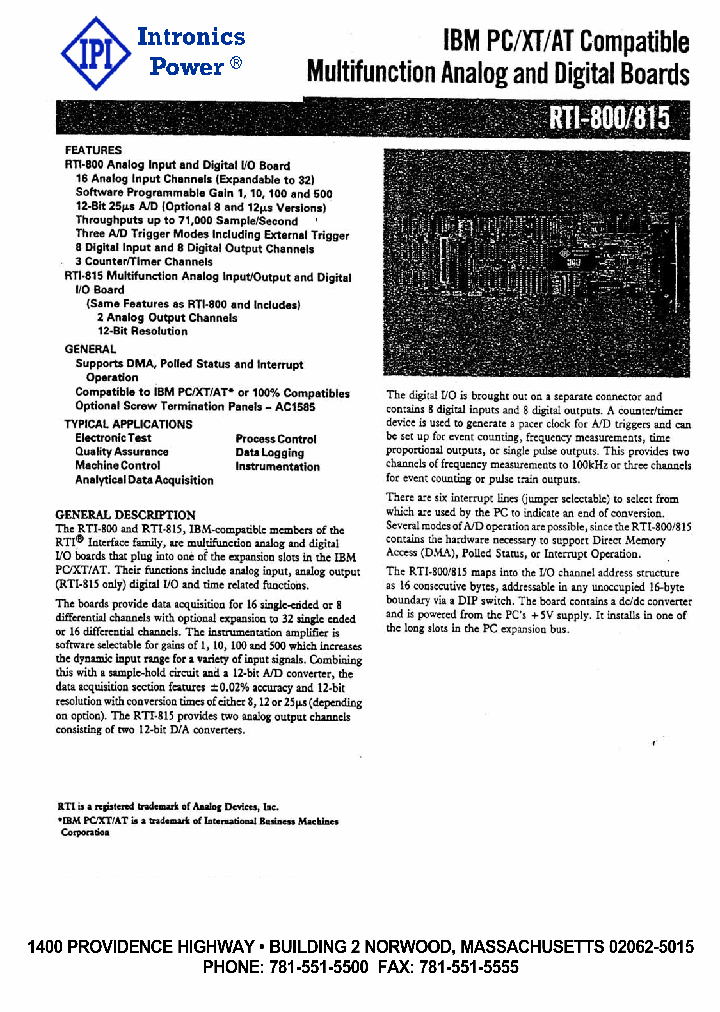 RTI-800_4963615.PDF Datasheet