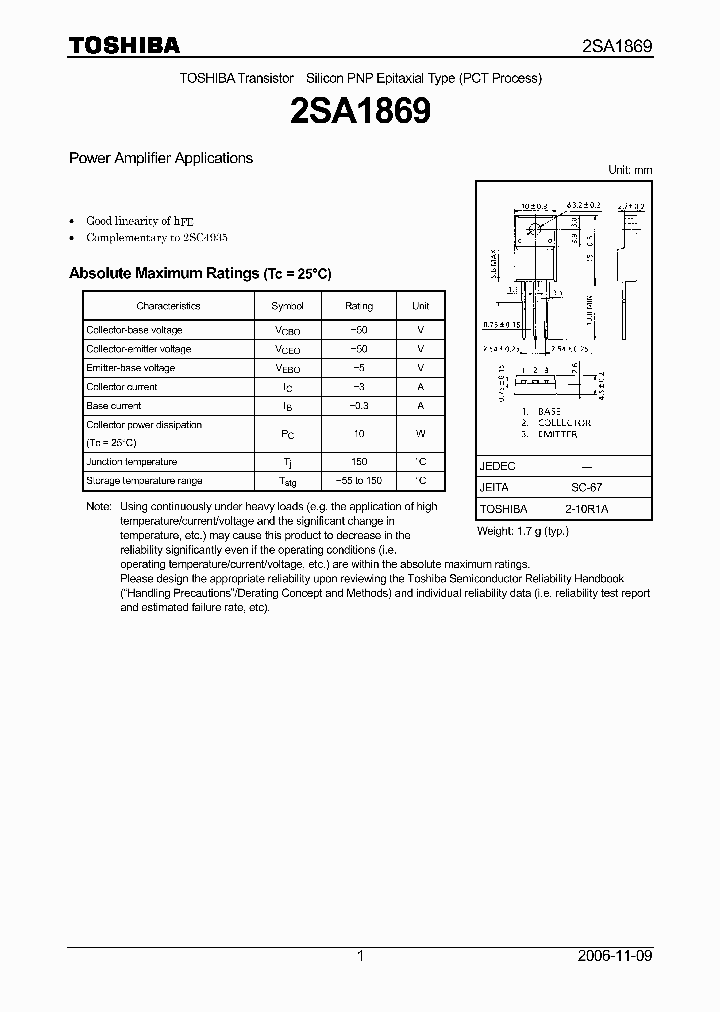2SA1869_4964056.PDF Datasheet
