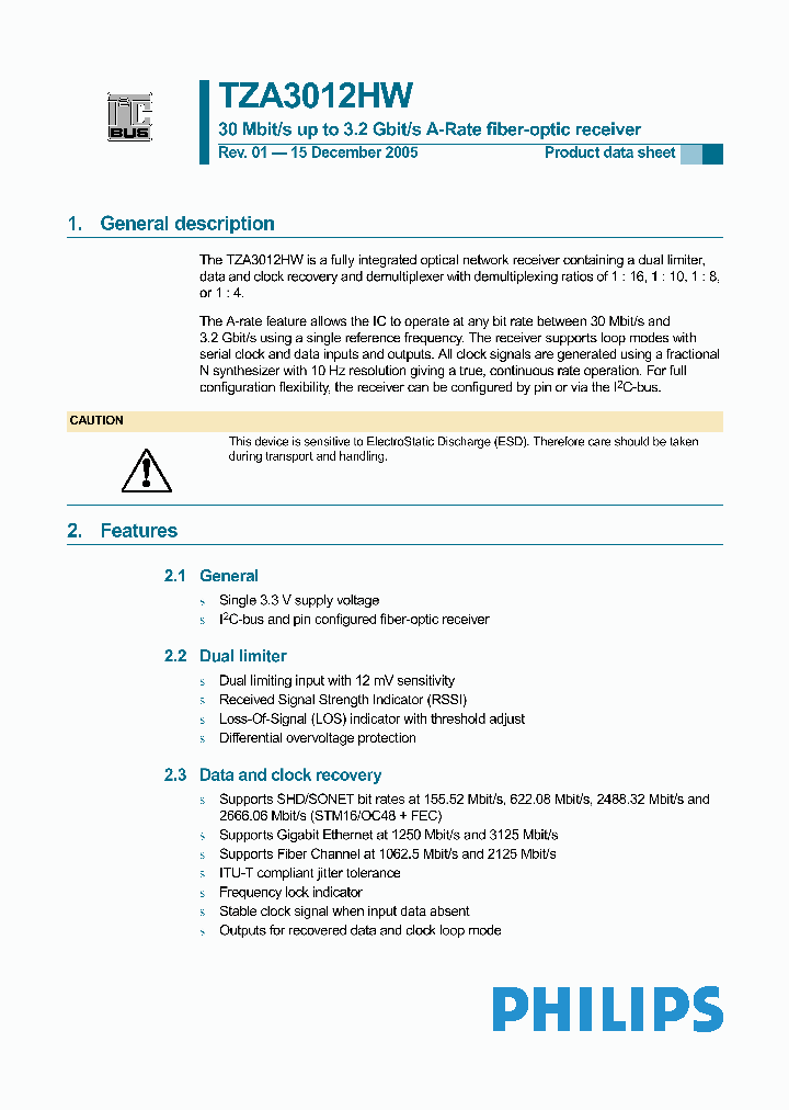 TZA3012HW_4964224.PDF Datasheet