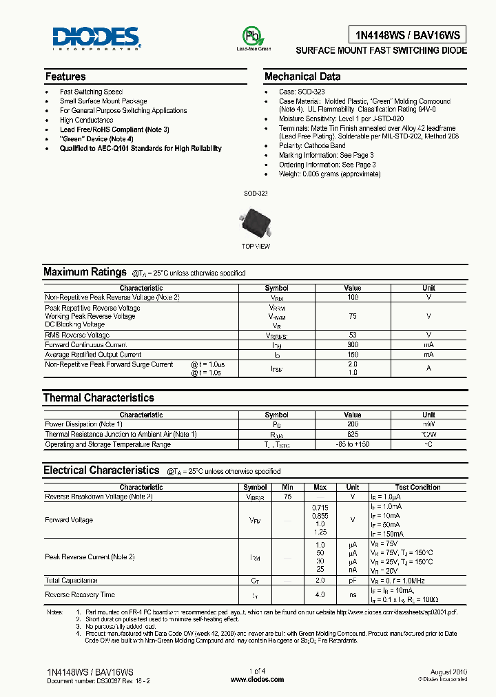 1N4148WS-13-F_4964395.PDF Datasheet