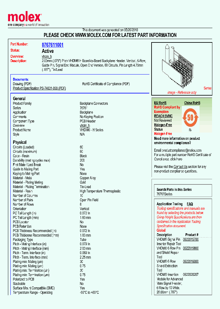 76761-1001_4964507.PDF Datasheet