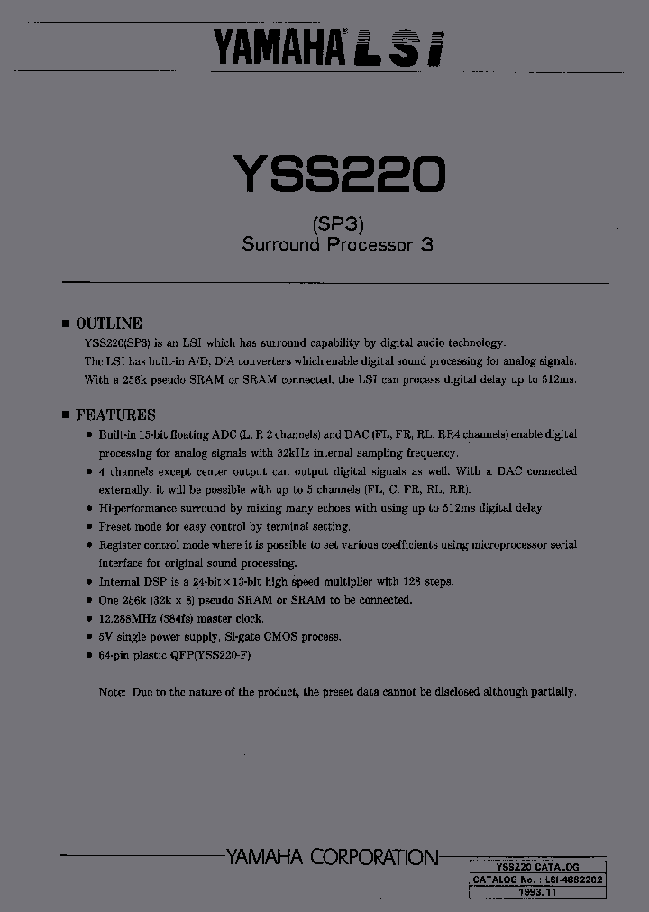 YSS220_4964771.PDF Datasheet
