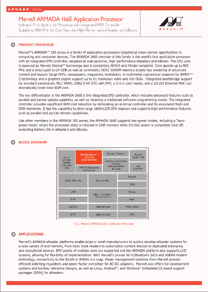 ARMADA166E1_4964776.PDF Datasheet