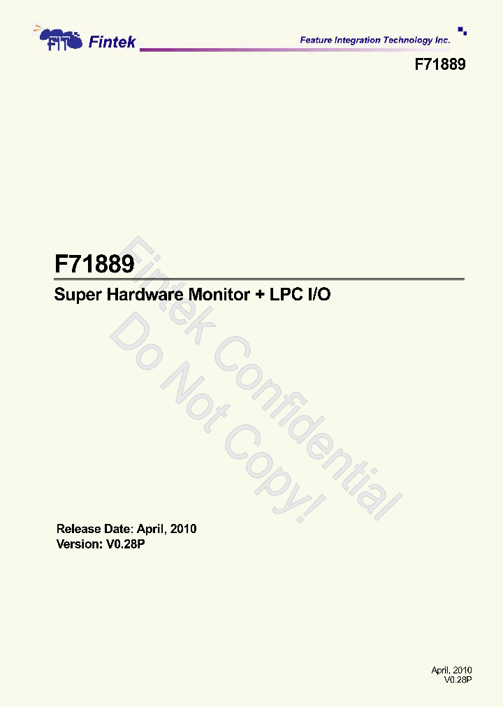 F71889_4964980.PDF Datasheet