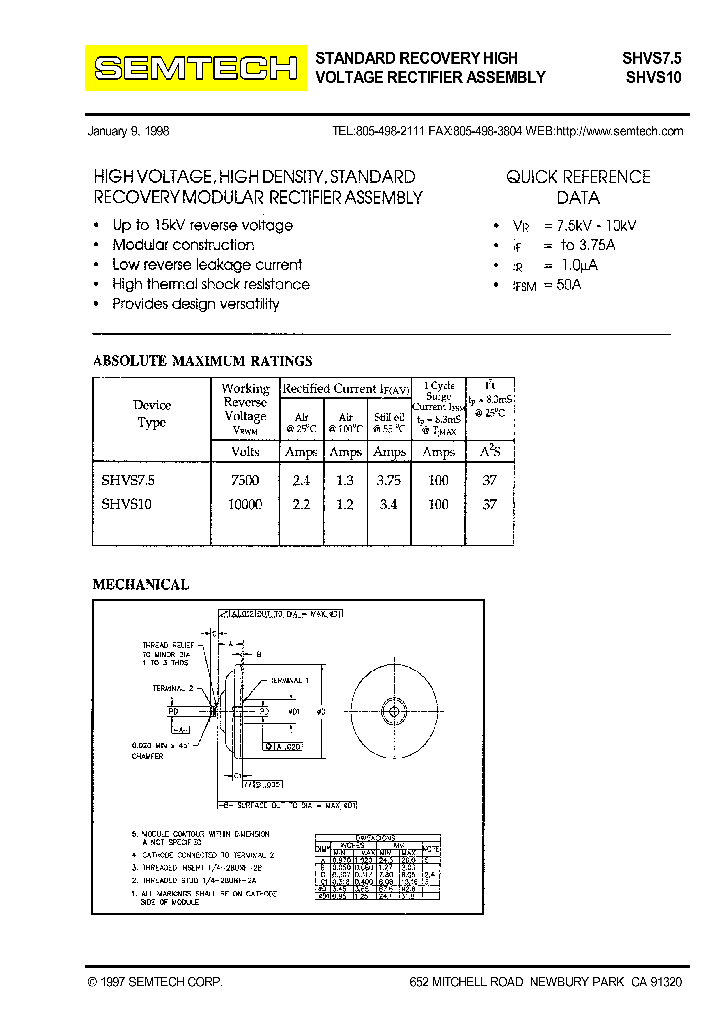 SHVS75_4965005.PDF Datasheet