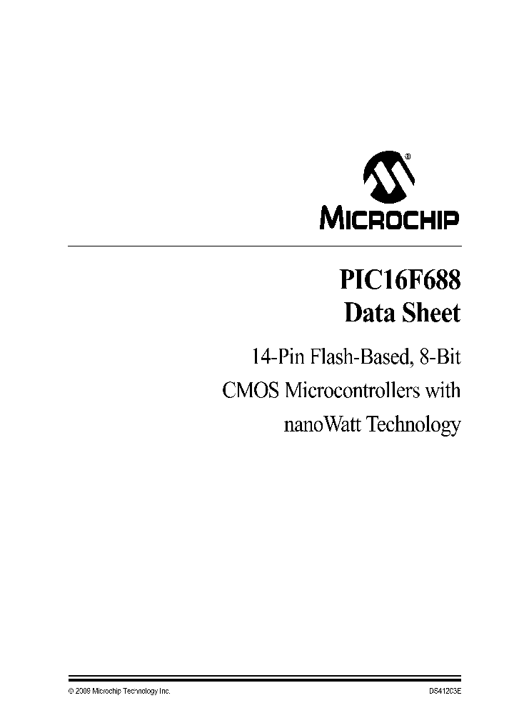PIC16F688T-EML_4965214.PDF Datasheet