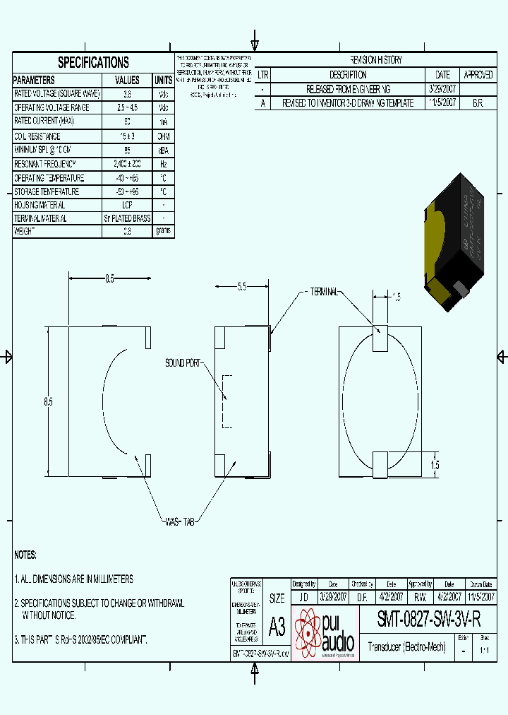 SMT-0827-SW-3V-R_4967581.PDF Datasheet