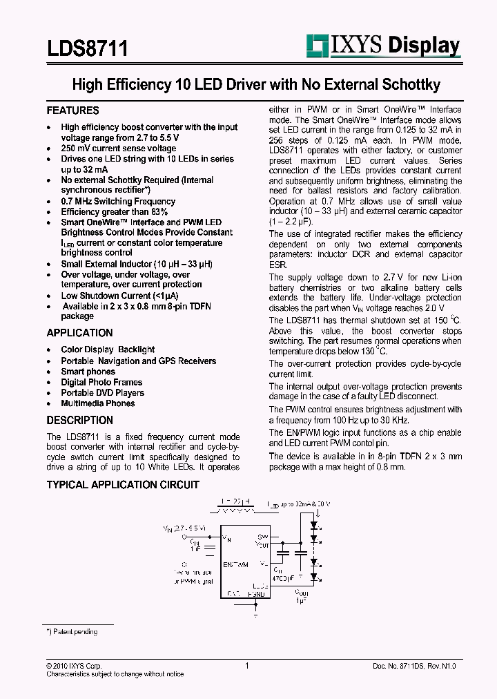 LDS8711_4967774.PDF Datasheet