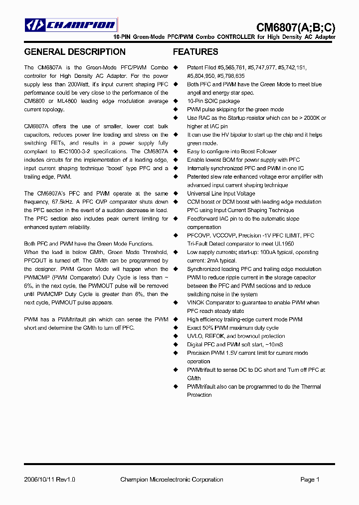 CM6807CGR_4967960.PDF Datasheet