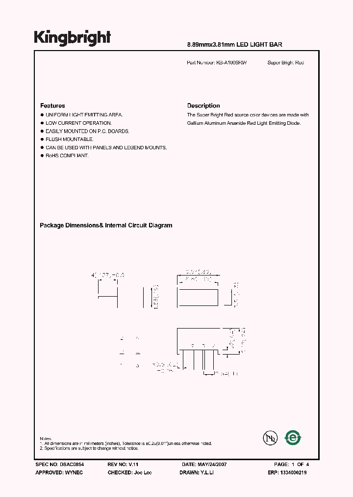 KB-A100SRW_4968571.PDF Datasheet