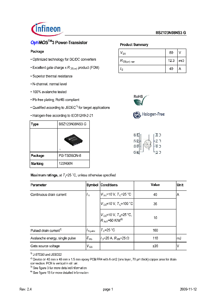 BSZ123N08NS3G_4969296.PDF Datasheet