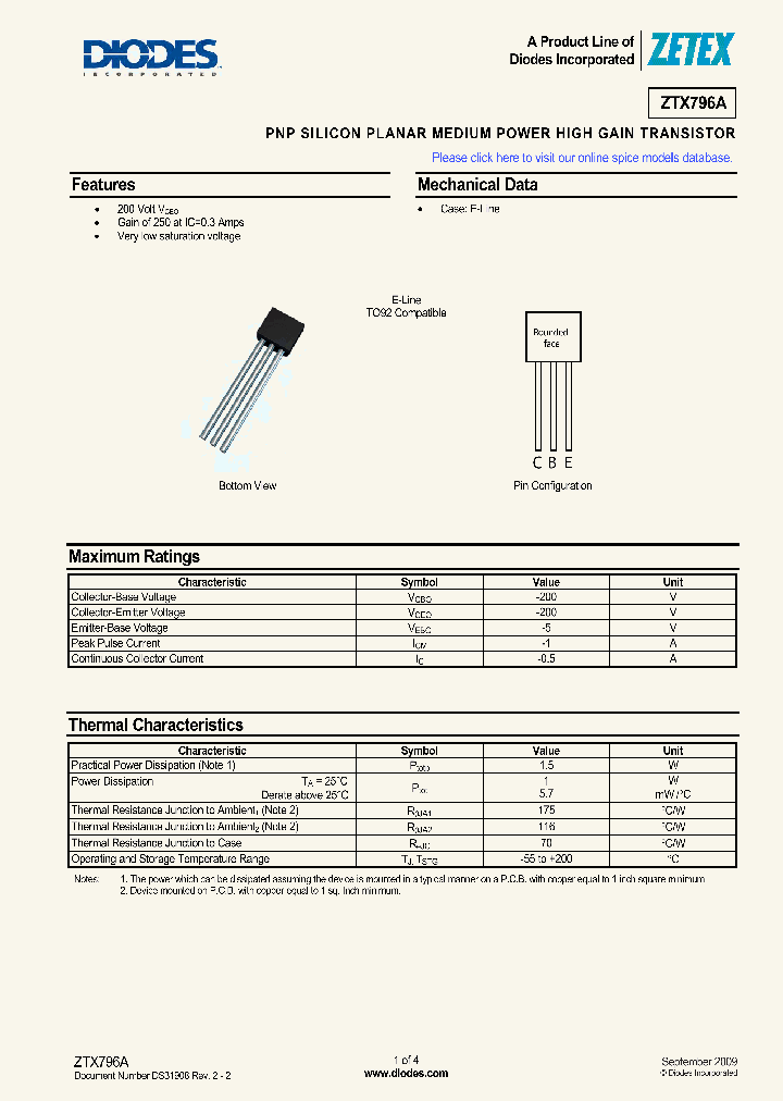 ZTX796A_4969605.PDF Datasheet