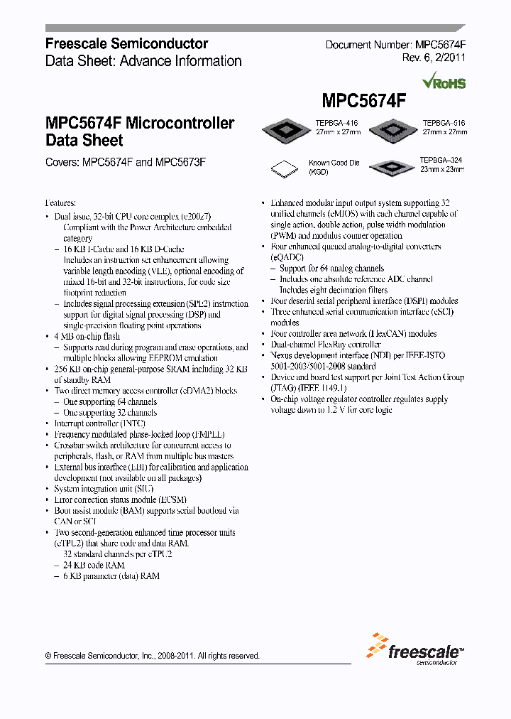 PPC5674FMVRA264_4969968.PDF Datasheet