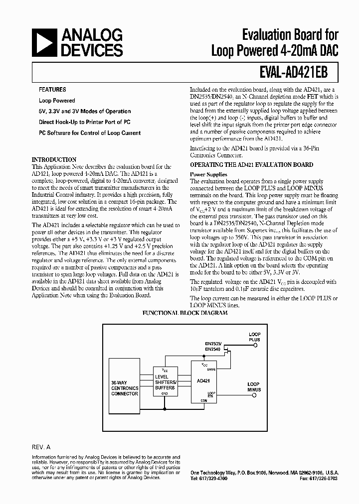 EVAL-AD421EB_4969973.PDF Datasheet