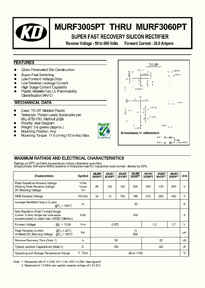 MURF3020PT_4970091.PDF Datasheet