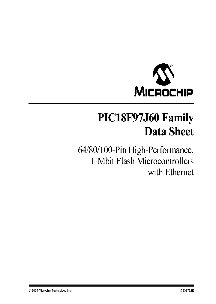 PIC18F67J60-IPF_4970126.PDF Datasheet