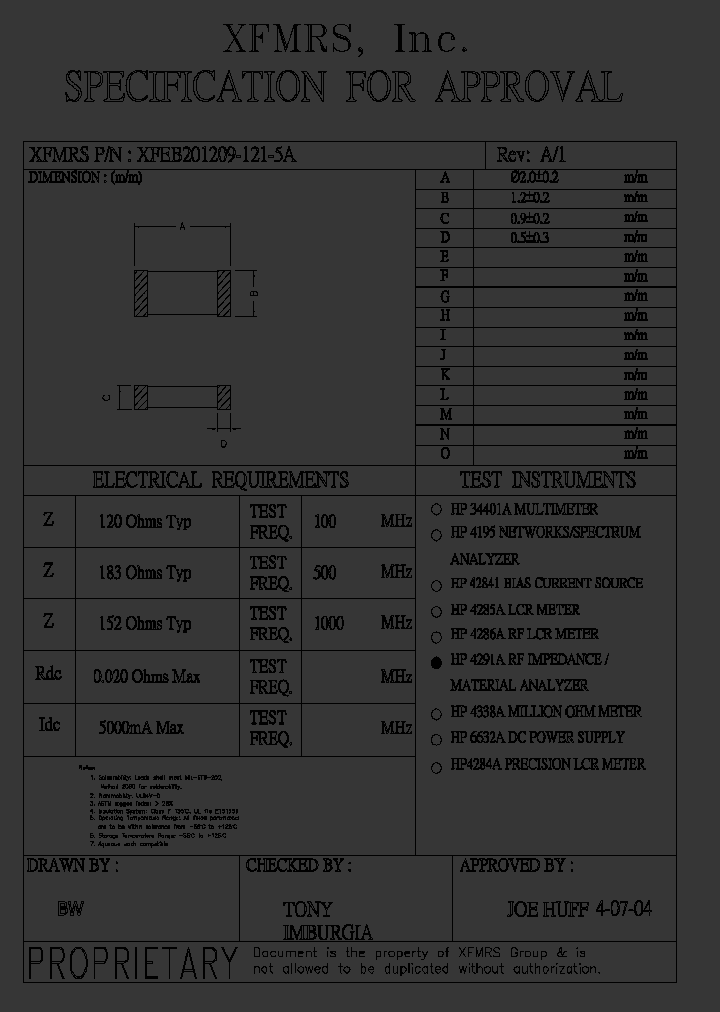 XFEB201209-121-5A_4970298.PDF Datasheet