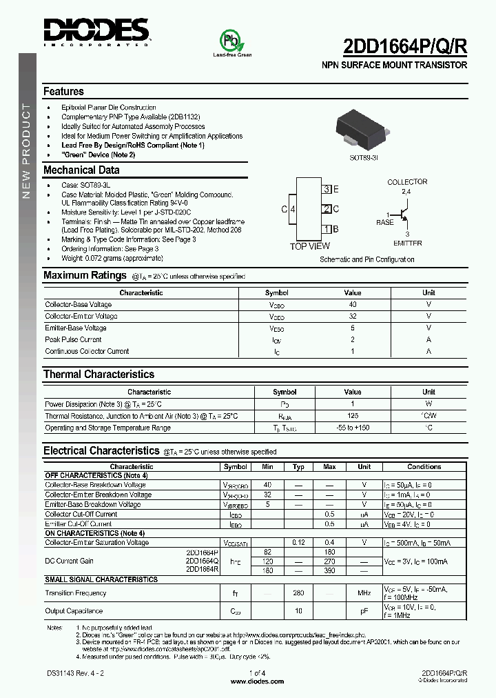 2DD1664P-13_4970729.PDF Datasheet