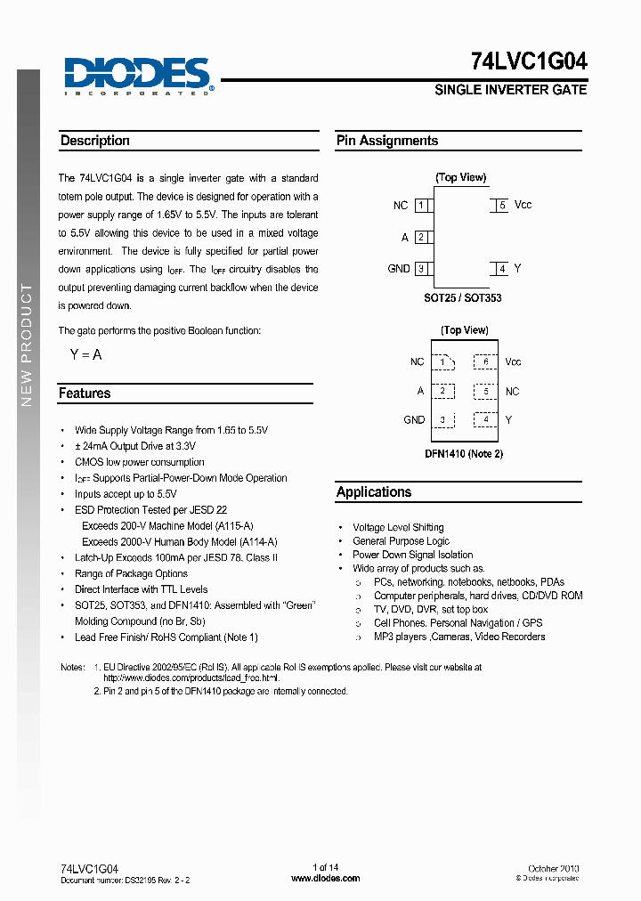 74LVC1G041010_4971844.PDF Datasheet