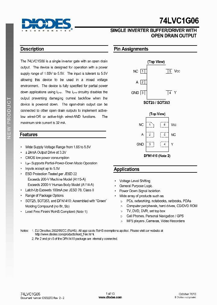 74LVC1G061010_4971858.PDF Datasheet